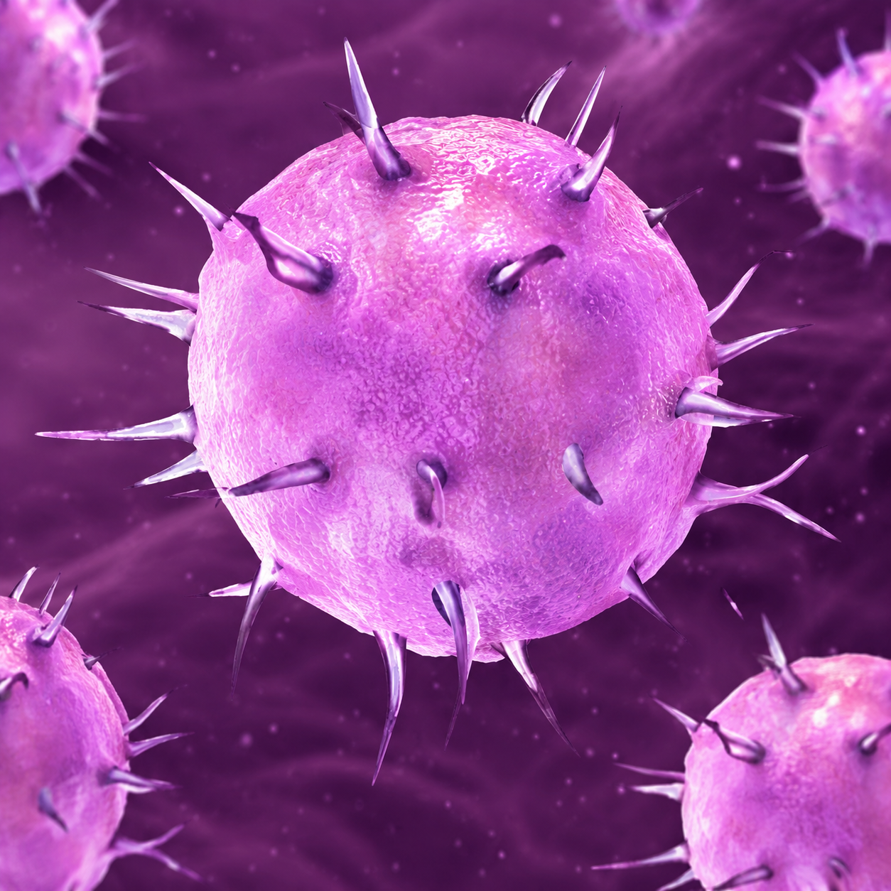Gonorrhea bacteria microscope-style visual